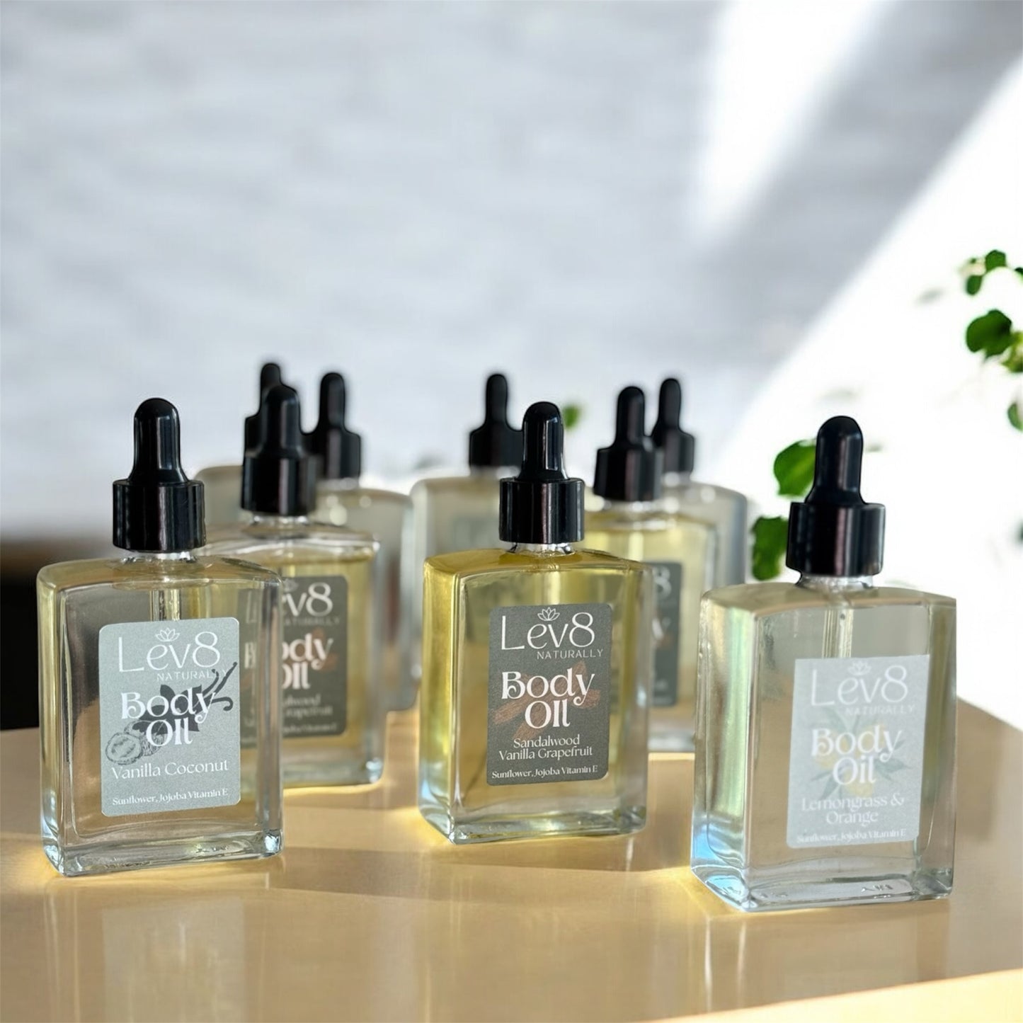 Lev8 Naturally Scented Body Oils