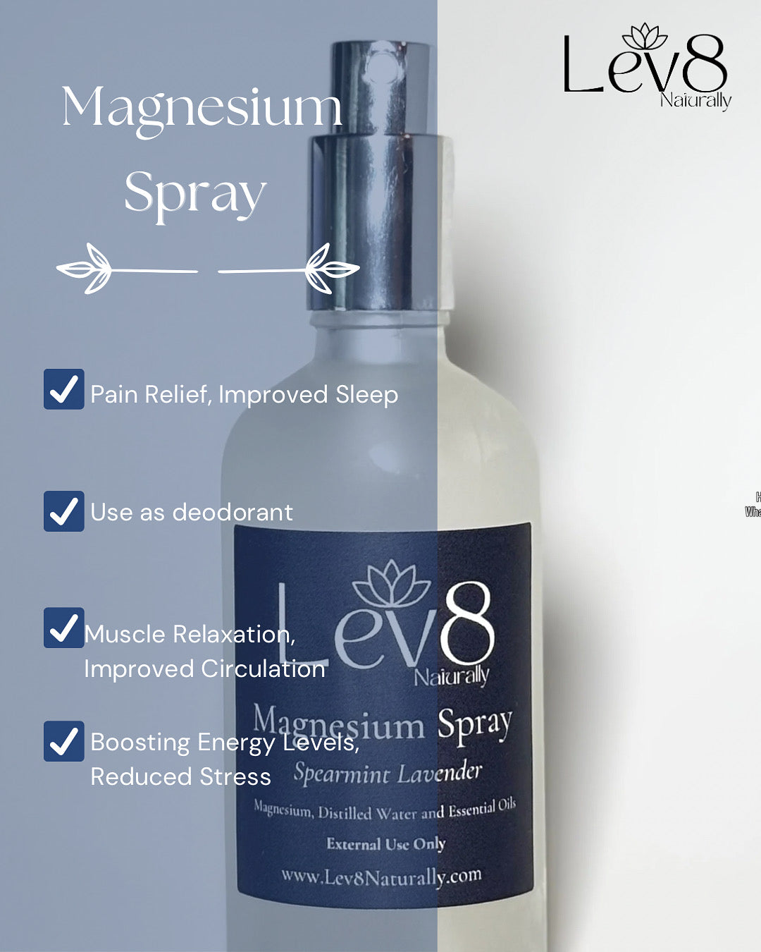Lev8 Magnesium Spray
