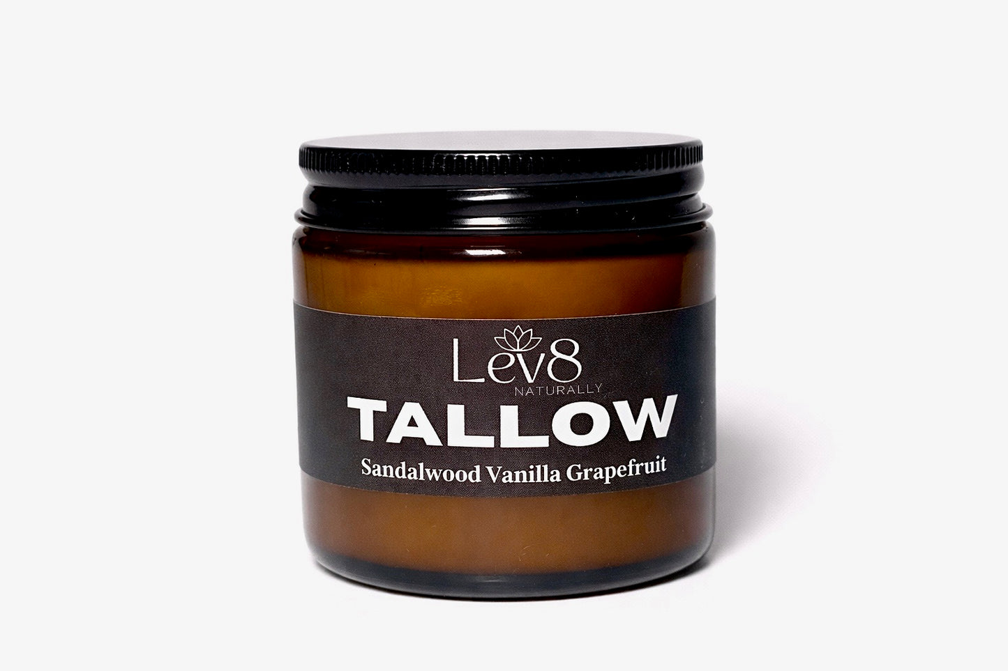 Lev8 Tallow Sandalwood Vanilla Grapefruit 4oz