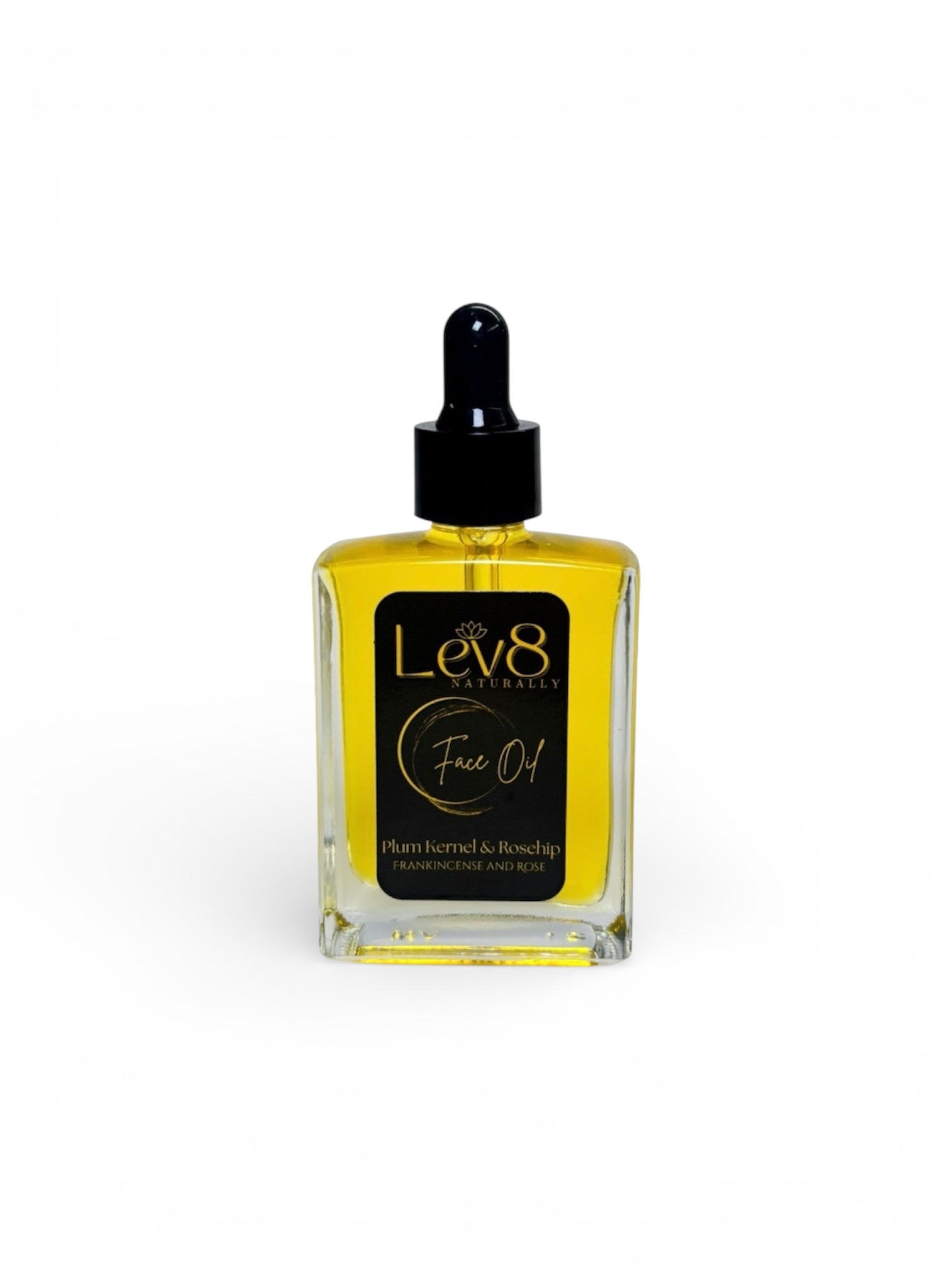 Natural Face Oil with Plum Kernel & Rose Hip | Lev8 Naturally