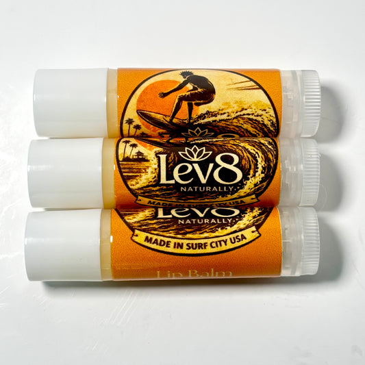Lev8 Tallow Lip Balm 3 Pack