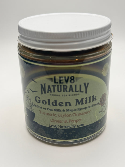 Lev8 Naturally Golden Milk (Tea’s Ship to California Only)