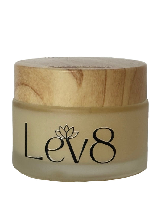 Face Tallow with Salmon PDRN 1oz Glass Jar with Bamboo Lid