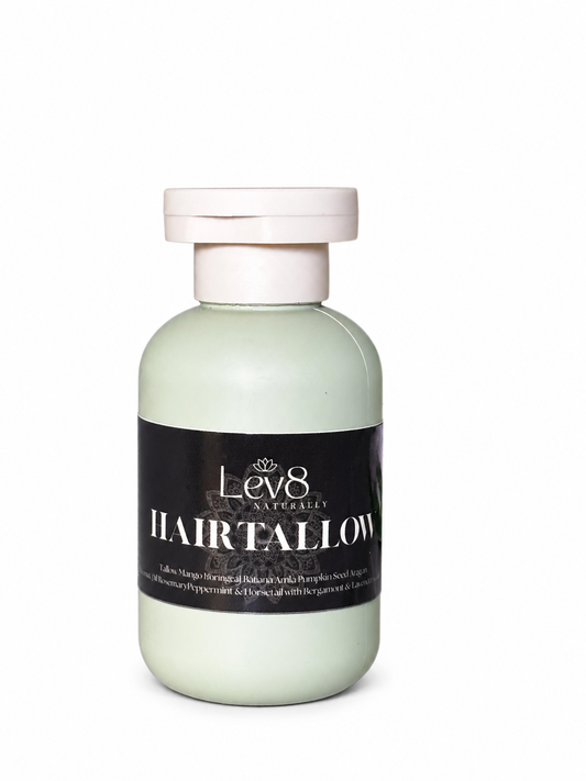 Hair Tallow with Lev8 Hair Growth Oils
