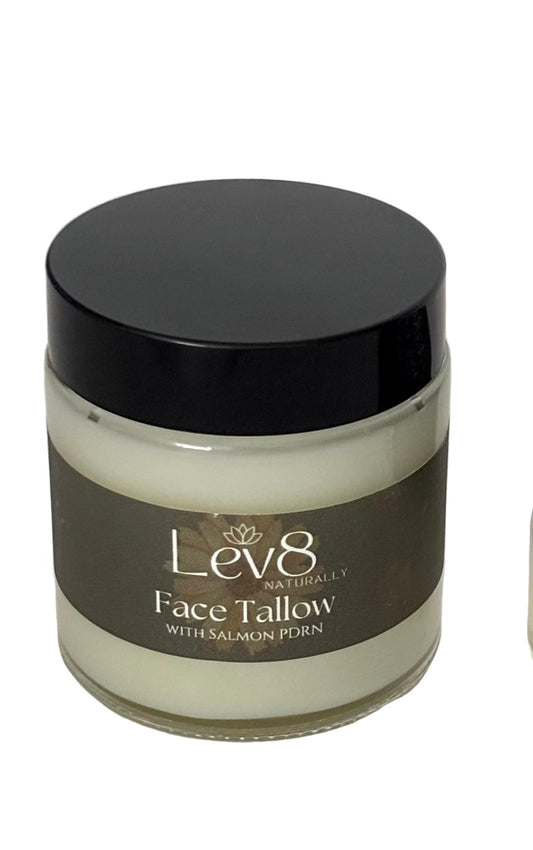 Face Tallow with Salmon PDRN 4 oz. glass Jar